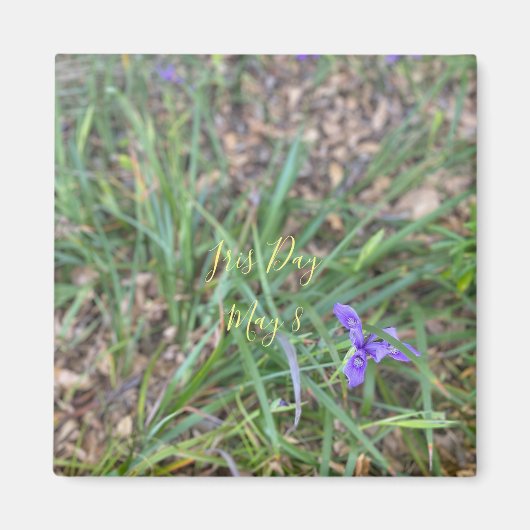 Iris Day Magneet (Voorkant)