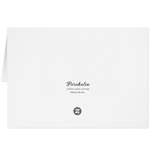 Iris, De Heer geeft wijsheid Parakaleo briefkaart (Achterkant Horizontaal)