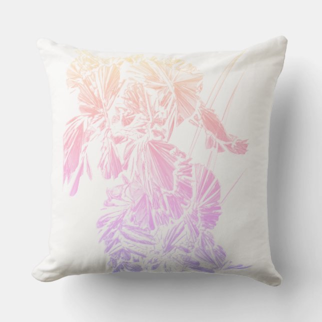 Iris digitale kunst schets kussen (Voorkant)