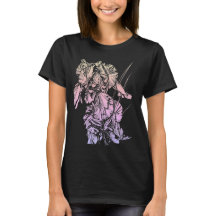 Iris Digitale Kunst Schets Transparantie Tshirt