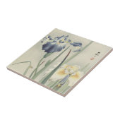Iris door Ohara Koson Tegeltje (Zijkant)