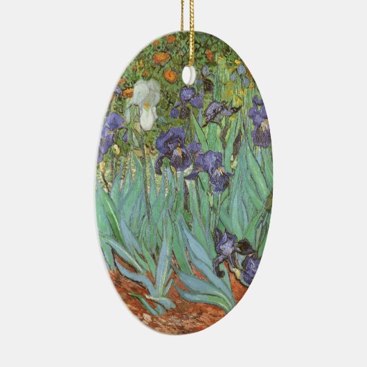 Iris door Vincent van Gogh Keramisch Ornament (Rechts)