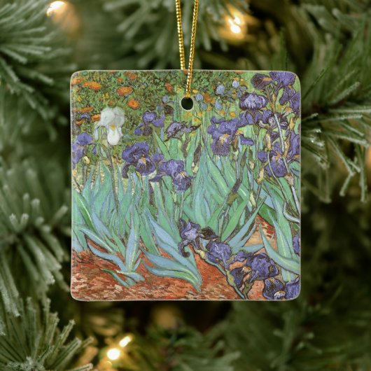 Iris door Vincent van Gogh Keramisch Ornament (Boom)