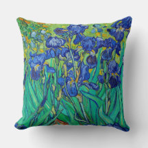 Iris door Vincent van Gogh Kunst Worp Kussen