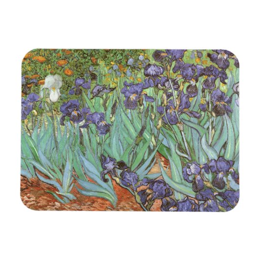 Iris door Vincent van Gogh Magneet (Horizontaal)