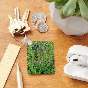 Iris door Vincent van Gogh, Oude Tuinbloemen Sleutelhanger