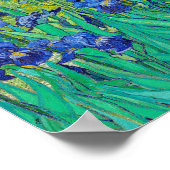 Iris door Vincent Van Gogh Poster (Hoek)