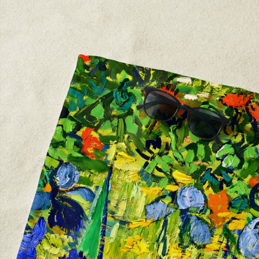 Iris door Vincent Van Gogh Strandlaken (In situ)