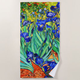 Iris door Vincent Van Gogh Strandlaken