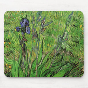 Iris door Vincent van Gogh, Vintage Garden Fine Ar Muismat