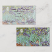 Iris door Vincent van Gogh Visitekaartje (Voorkant / Achterkant)
