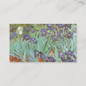 Iris door Vincent van Gogh Visitekaartje (Achterkant)