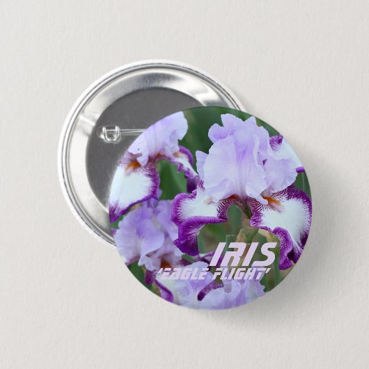 Iris "Eagle Flight" 缶 ッ ジ Ronde Button 5,7 Cm (Voorkant /achterkant)