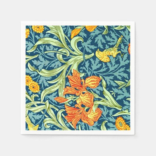 Iris, een William Morris patroon, Servet (Voorkant)