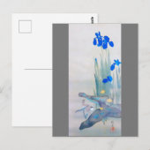 Iris en Bird, Watanabe Seitei Briefkaart (Voorkant / Achterkant)