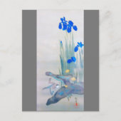 Iris en Bird, Watanabe Seitei Briefkaart (Voorkant)