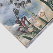 IRIS EN BUTTERFLIES IN GESLOTEN weefselpapier Tissuepapier (Detail)