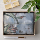 IRIS EN BUTTERFLIES IN GESLOTEN weefselpapier Tissuepapier (Geschenk)