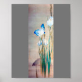 Iris en Carp, Watanabe Seitei Poster (Voorkant)