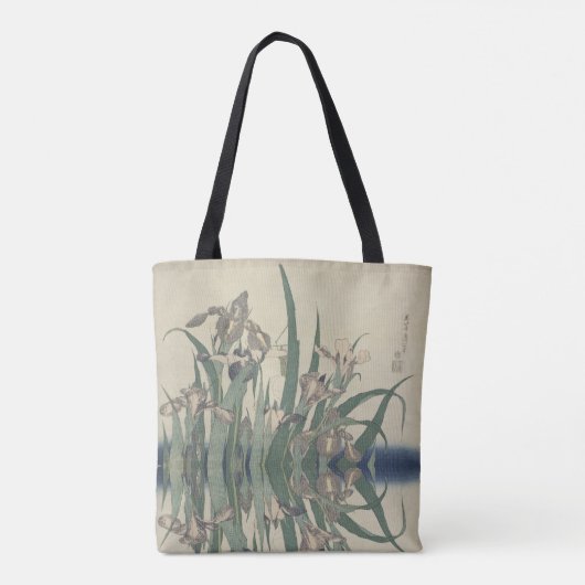 Iris en Grasshopper Tote Bag (Achterkant)