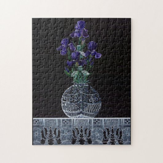 Iris en Kant Puzzel (Verticaal)
