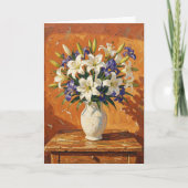 Iris en Lelies | Gefeliciteerd oma Kaart (Voorkant)