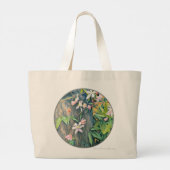 Iris en magische Bossen Grote Tote Bag (Achterkant)