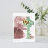 Iris en steenmarker briefkaart (Staand voorkant)