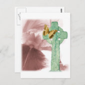 Iris en steenmarker briefkaart (Voorkant / Achterkant)