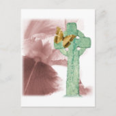 Iris en steenmarker briefkaart (Voorkant)