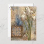 Iris en Tile Briefkaart (Voorkant / Achterkant)