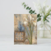 Iris en Tile Briefkaart (Staand voorkant)