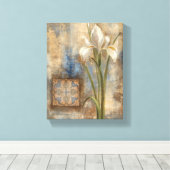 Iris en Tile Canvas Afdruk (Insitu (Houten vloer))