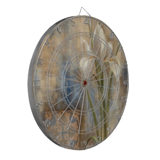 Iris en Tile Dartbord (Voorkant Links)