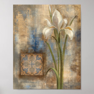 Iris en Tile Poster