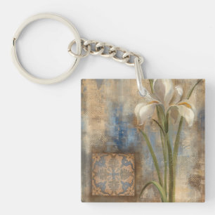 Iris en Tile Sleutelhanger