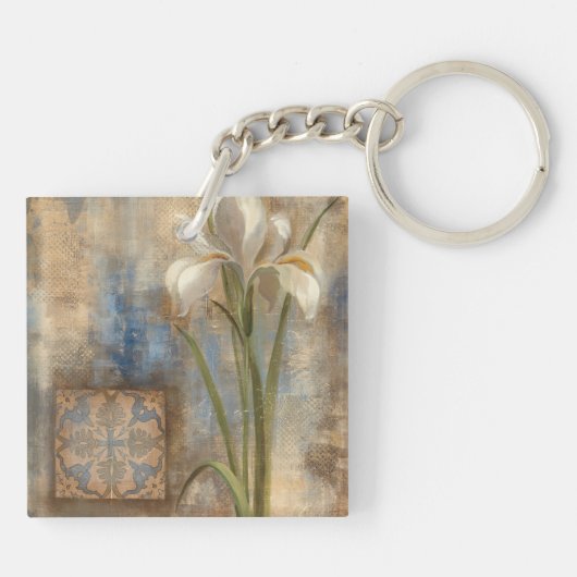 Iris en Tile Sleutelhanger (Achterkant)