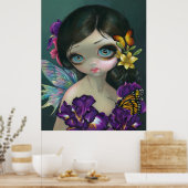 Iris Enchantment ART PRINT flower firy spring (Keuken)