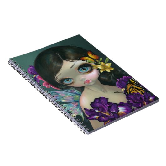 "Iris Enchantment"-laptop Notitieboek (Rechterzijde)