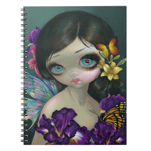 "Iris Enchantment"-laptop Notitieboek (Voorkant)