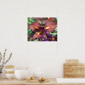 Iris et pluie poster (Keuken)