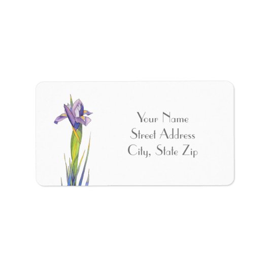 Iris Etiket (Voorkant)