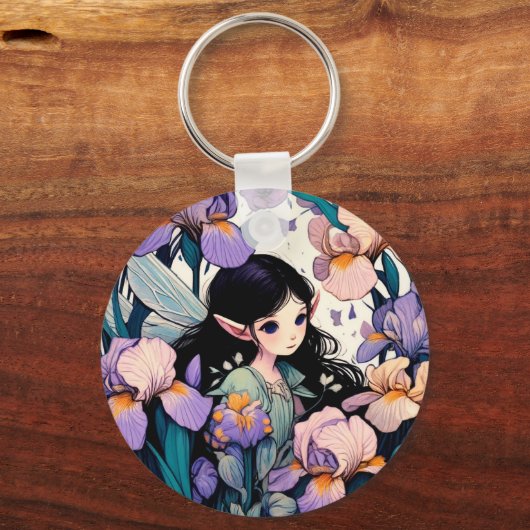 Iris Fairy Sleutelhanger (Achterkant)
