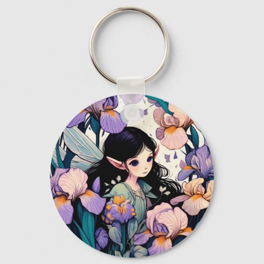 Iris Fairy Sleutelhanger (Achterkant)