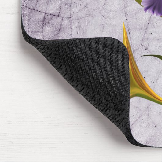 Iris Fantasy Monogrammed Muismat (Hoek)