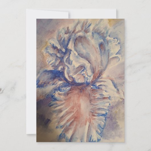 Iris Feestdagenkaart (Voorkant)