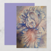 Iris Feestdagenkaart (Voorkant / Achterkant)