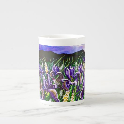 Iris Fields Cup Porselein Kop (Voorkant)