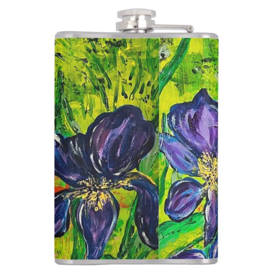 Iris Flask Heupfles (Achterkant)