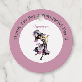 Iris - Fleur-de-Lis Whimsical Flower Party Supply Bedankjes Labels